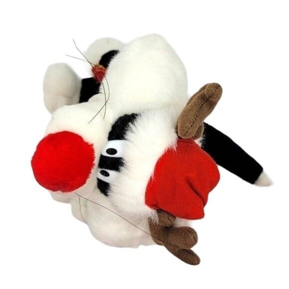 VTG Looney Tunes Santa Sylvester Cat Plush 13" Reindeer Antlers Christmas Warner - Picture 7 of 12